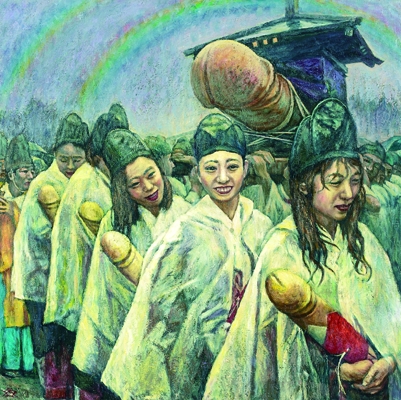 雨の豊年祭