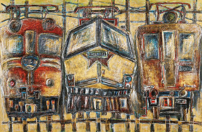 電車たち-1