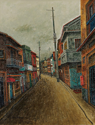 路地へ